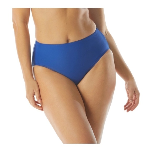 Coco Contours Onyx High Waist Bikini Bottom - Cobalt NWT - Picture 1 of 4